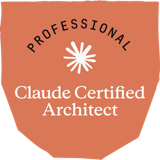 Badge Claude Certified Architect – Professional délivré par Anthropic